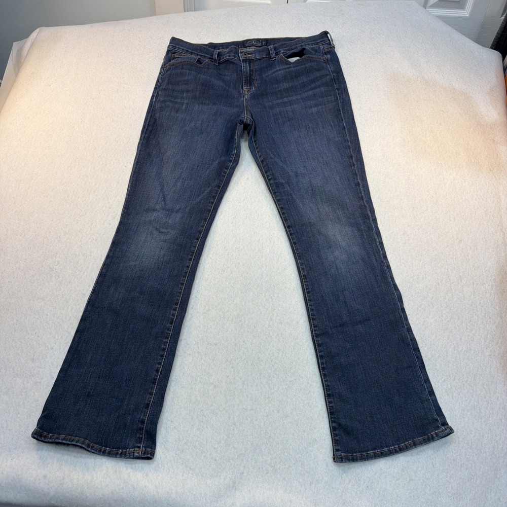 Lucky Brand Womens Jeans Sweet Boot Dark Wash Denim Size 14/32 (30/36) Regular